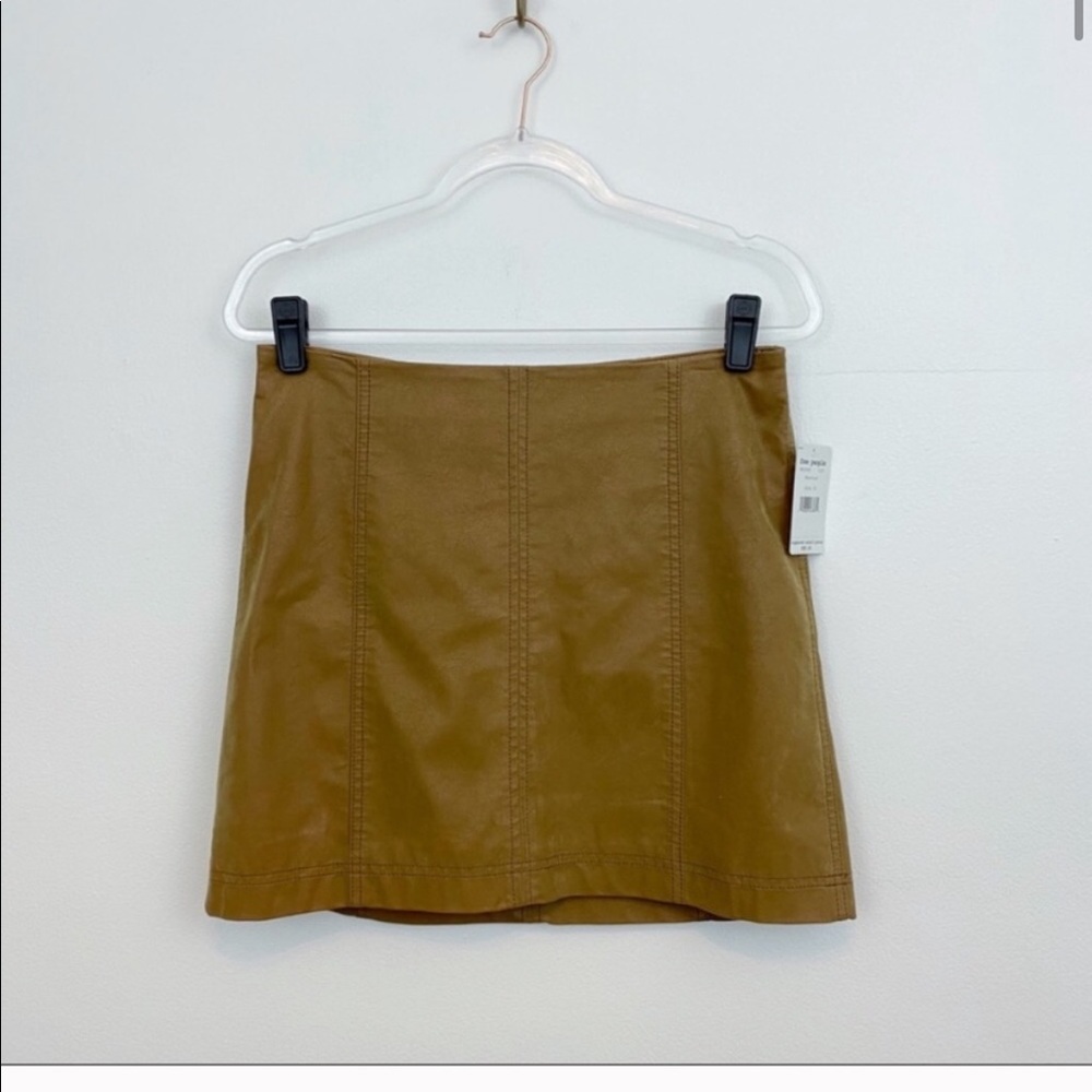 NWT Free People Suede miniskirt - Picture 7 of 10